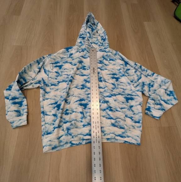 Dressed In Lala Blue Cloud Hoodie Sweatshirt Set Size S - Picture 3 of 7